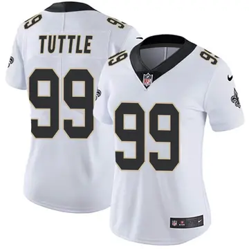 Nike Shy Tuttle Women's Limited New Orleans Saints White Vapor Untouchable Jersey