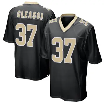 Nike Steve Gleason Youth Game New Orleans Saints Black Team Color Jersey