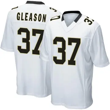 Nike Steve Gleason Youth Game New Orleans Saints White Jersey