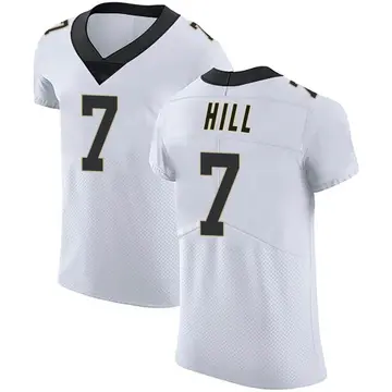 Nike Taysom Hill Men's Elite New Orleans Saints White Vapor Untouchable Jersey