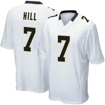 Nike Taysom Hill Men's Game New Orleans Saints White Jersey