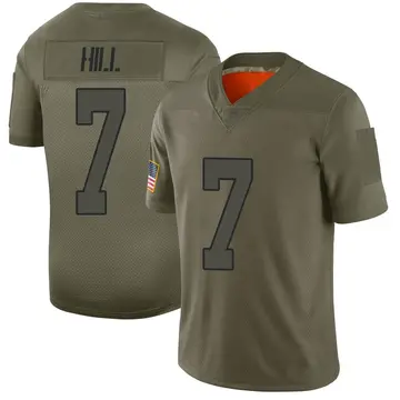 Nike Taysom Hill Men's Limited New Orleans Saints Camo 2019 Salute to Service Jersey