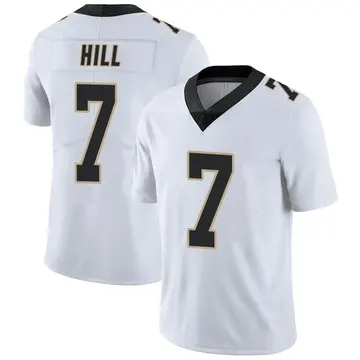 Nike Taysom Hill Men's Limited New Orleans Saints White Vapor Untouchable Jersey