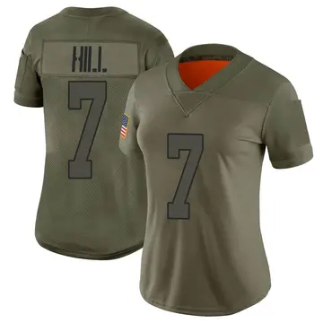 Nike Taysom Hill Women's Limited New Orleans Saints Camo 2019 Salute to Service Jersey