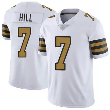 Nike Taysom Hill Youth Limited New Orleans Saints White Color Rush Jersey