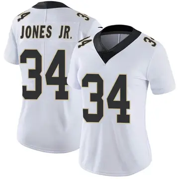 Nike Tony Jones Jr. Women's Limited New Orleans Saints White Vapor Untouchable Jersey