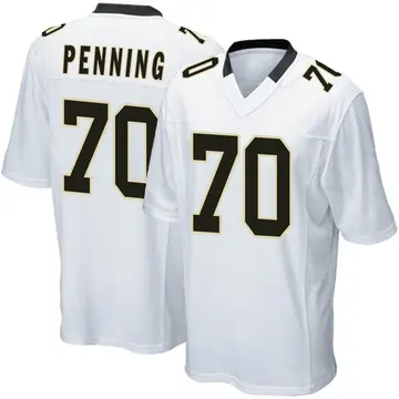 Nike Trevor Penning Youth Game New Orleans Saints White Jersey