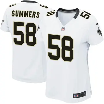 Nike Ty Summers Women's Game New Orleans Saints White Jersey
