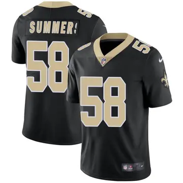 Nike Ty Summers Youth Limited New Orleans Saints Black Team Color Vapor Untouchable Jersey
