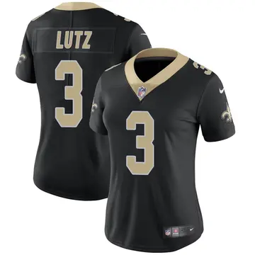 Nike Wil Lutz Women's Limited New Orleans Saints Black Team Color Vapor Untouchable Jersey