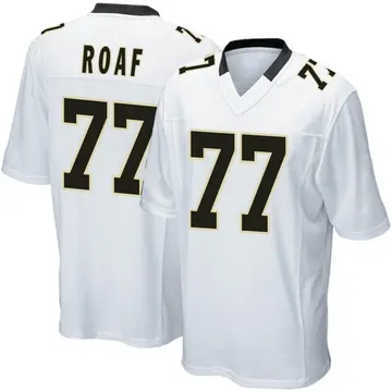 Nike Willie Roaf Men's Game New Orleans Saints White Jersey