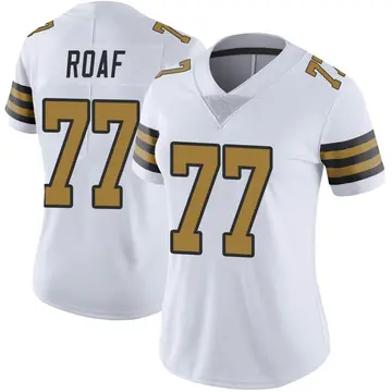 Nike Willie Roaf Women's Limited New Orleans Saints White Color Rush Jersey