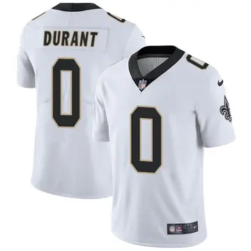 Nike Yasir Durant Men's Limited New Orleans Saints White Vapor Untouchable Jersey
