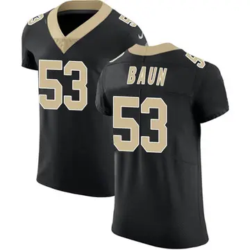 Nike Zack Baun Men's Elite New Orleans Saints Black Team Color Vapor Untouchable Jersey