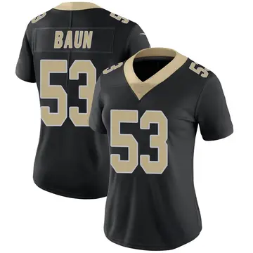 Nike Zack Baun Women's Limited New Orleans Saints Black Team Color Vapor Untouchable Jersey