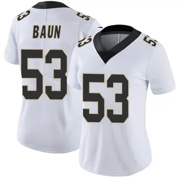 Nike Zack Baun Women's Limited New Orleans Saints White Vapor Untouchable Jersey